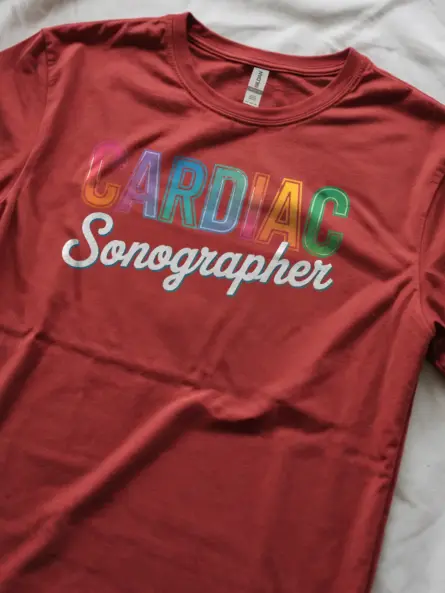 Vibrant Cardiac Sonographer T-Shirt for Echo Techs - Image 11