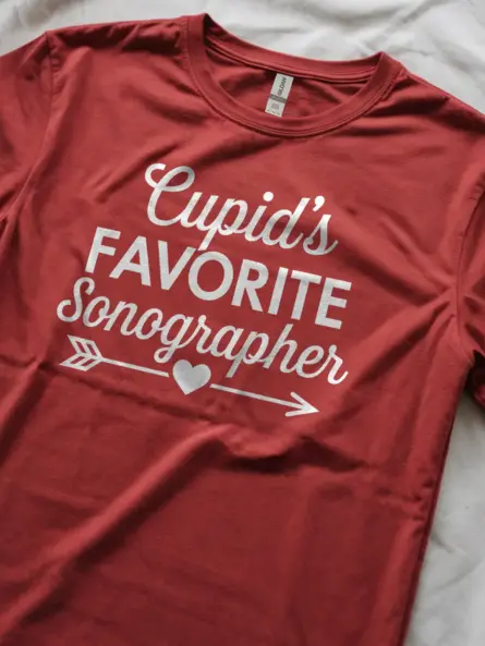 Cupid's Favorite Sonographer Shirt – Adorable Valentine Tee - Image 8