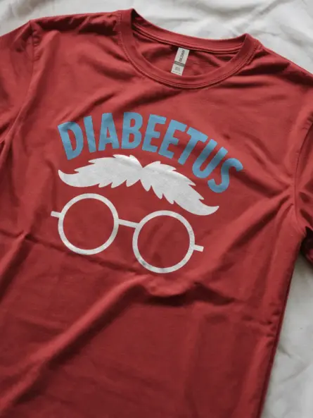 Hilarious Diabeetus T Shirt – Retro Meme Mashup for 80s Fans - Image 8