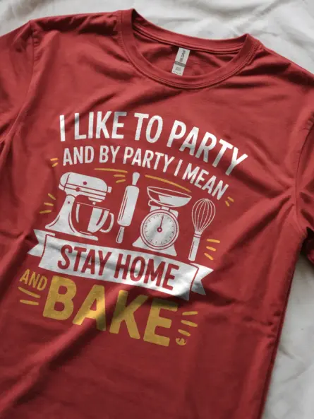 Funny Baking Party T-Shirt for Home Bakers - Image 11