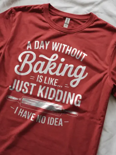 Funny Baking Party T-Shirt for Home Bakers - Image 8
