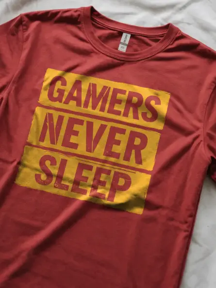 Funny Gamer T Shirt – Gamers Never Sleep Graphic for Night Owls - Image 11