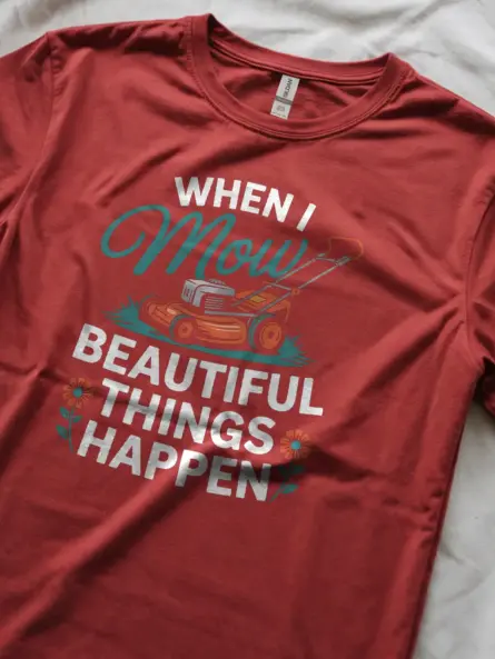Funny Lawn Mowing T-Shirt for Gardeners - Image 8