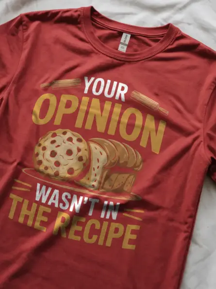 Savage Funny Opinion Baking T-Shirt for Chefs - Image 8