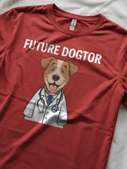 Future Dogtor T-Shirt for Vet Students & Pet Lovers - Image 9