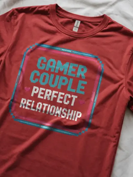 Gamer Couple Perfect Relationship T-Shirt - Image 11
