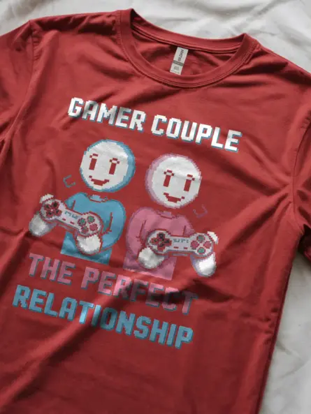 Gamer Couple Perfect Relationship T-Shirt - Image 5