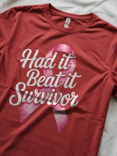 Had It Beat It Survivor Shirt – Watercolor Pink Ribbon Remission Tee - Image 12