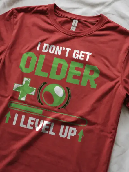 Level Up Birthday Gamer T-Shirt - Image 5