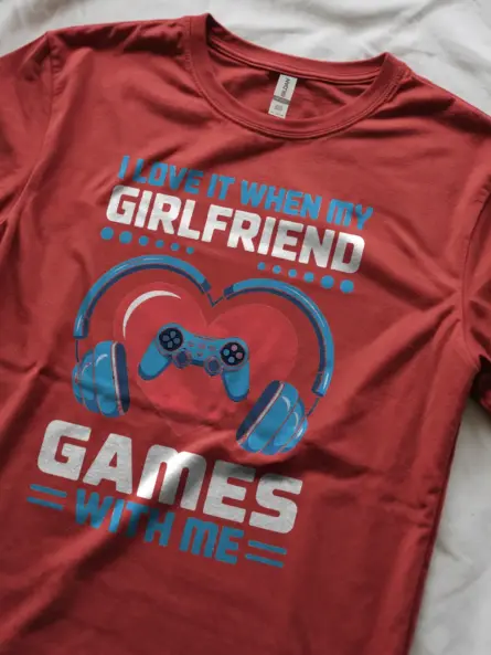 Epic Gamer Girlfriend T-Shirt for Couples – Cute Matching Gaming Apparel - Image 8