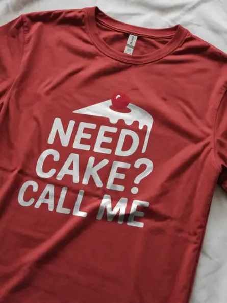 Need Cake Call Me T-Shirt - Image 11