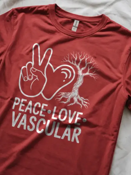 Peace Love Vascular T-Shirt for Medical Heroes - Image 11