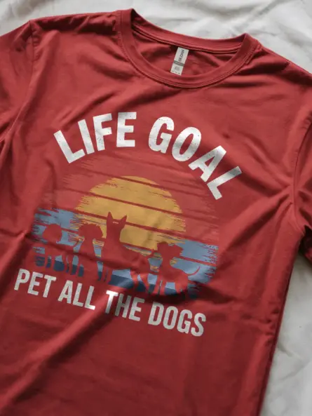 Life Goal Pet All The Dogs T-Shirt - Image 11