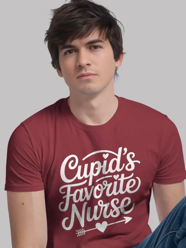 Red Cupid’s Favorite Nurse Shirt for Healthcare Workers