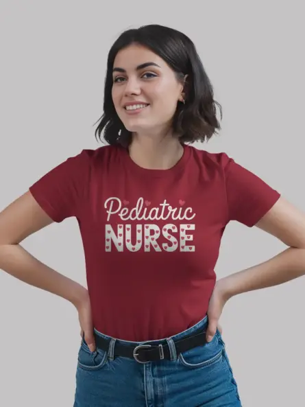 Pediatric Nurse Shirt with Heart Design - Image 6