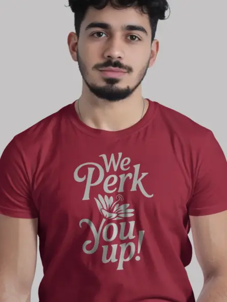 Perk Up Coffee T-Shirt for Wellness - Image 9