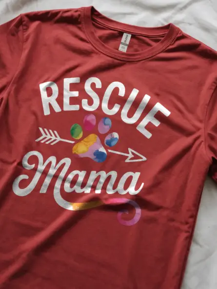 Rescue Mama Shirt – Bold Boho Style for Dog Lovers - Image 2