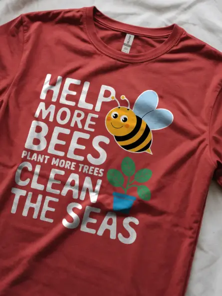 Help Save the Bees Shirt – Eco Friendly Tee for Nature Lovers - Image 8