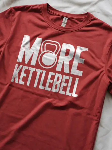 Vintage Kettlebell T-Shirt – Distressed Retro Gym Design - Image 8