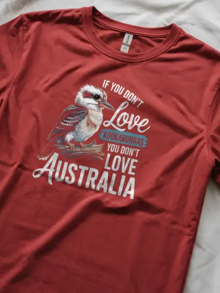 Vintage Kookaburra T-Shirt – Retro Australian Bird Tee for Nature Lovers - Image 8