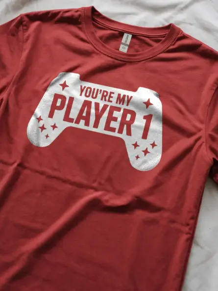 You're My Player 1 Gamer Couple Player 1 T-Shirt - Image 8