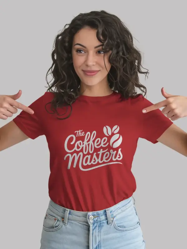 Lifestyle Red Coffee Masters T-Shirt coffee masters t-shirt