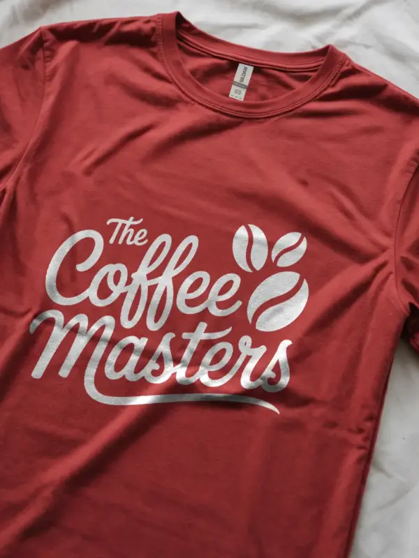 Red Coffee Masters T-Shirt coffee masters t-shirt