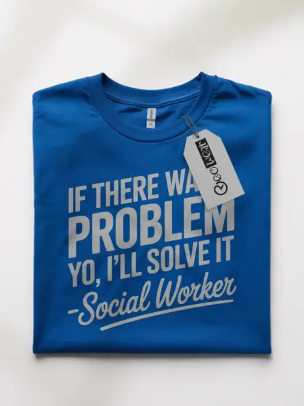 Funny Anxiety Tee Shirt for Social Workers - Image 10