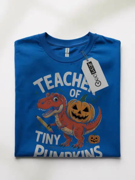 Teacher of Tiny Pumpkins Shirt – Cute Halloween Tee for Preschool & Elementary Teachers - Image 10