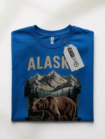 Alaska Grizzly Bear T-Shirt for Wilderness Adventure - Image 10