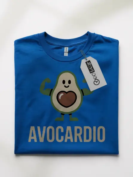 Funny Avocado Gym Shirt – Avocardio Fitness Tee for Plant-Based Gains - Image 10