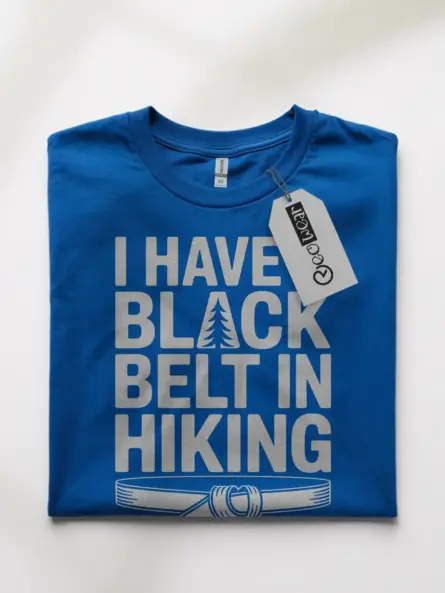 Black Belt in Hiking Shirt – Bold Graphic Tee for Trail Ninjas - Image 10