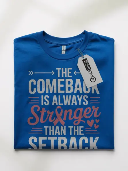 Empowering Breast Cancer Comeback Shirt – October Awareness Tee - Image 10