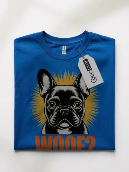 French Bulldog Graphic T-Shirt – Bold Modern Woof Design - Image 10