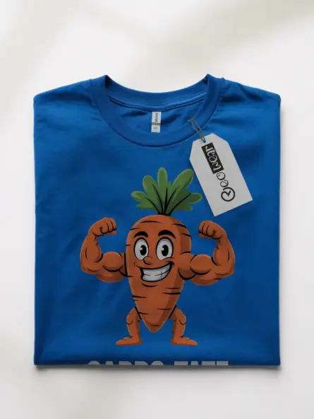 Funny Carrot T Shirt for Gym Lovers – Bold Meme Design Tee - Image 11