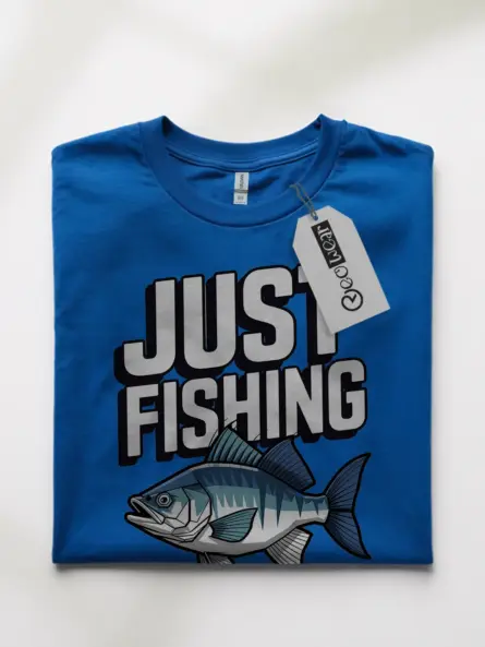 Bold & Funny Fishing Shirts – Just Fishing Graphic Tee for Anglers - Image 10