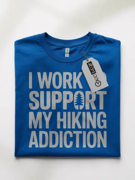hiking addict shirt