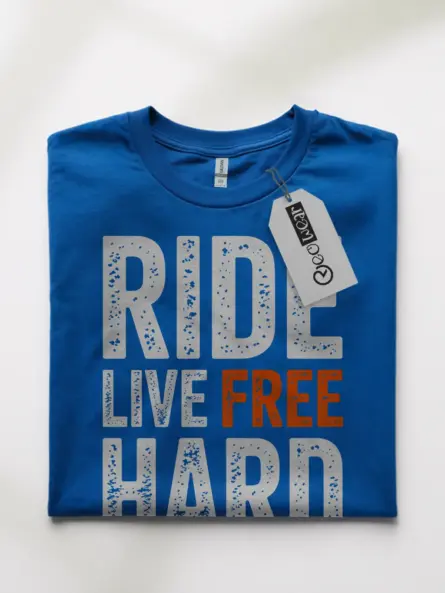 Ride Free Shirt – Bold Adventure Biker Graphic Tee - Image 10