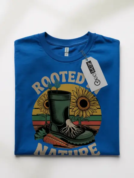Rooted in Nature T-Shirt Vintage Gardening Tee - Image 10