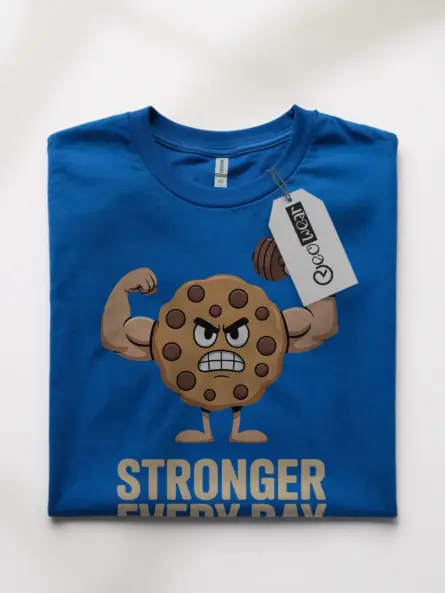 Tough Cookie Workout Shirt – Funny Fitness Motivation Tee for Foodies - Image 10