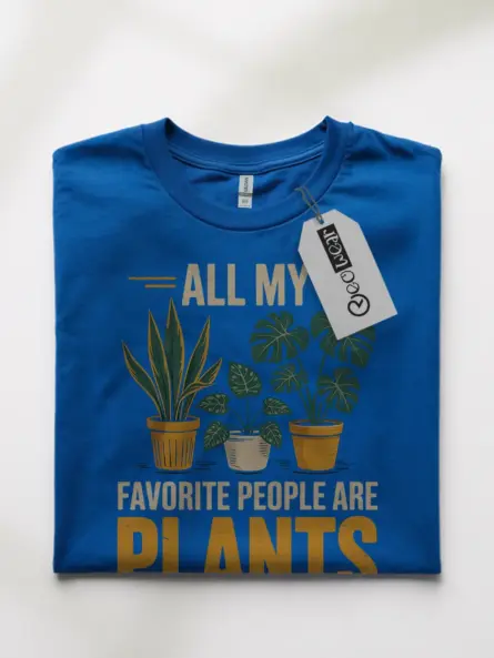 Vintage Plant Parent T-Shirt All My Favorite People Are Plants - Image 10
