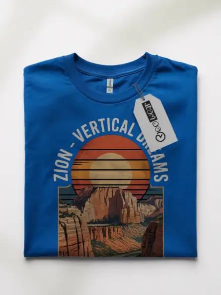 Epic Vintage Zion National Park T-Shirt – Vertical Dreams Graphic Tee - Image 10