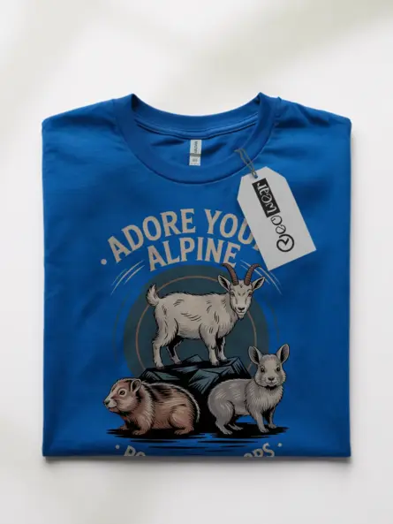 Adore Your Alpine Rocky Neighbors Alpine Animal T-Shirt - Image 10