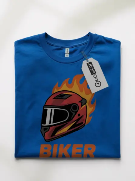 Explosive Biker Flame T Shirt – Full Gas Racing Style Tee - Image 10