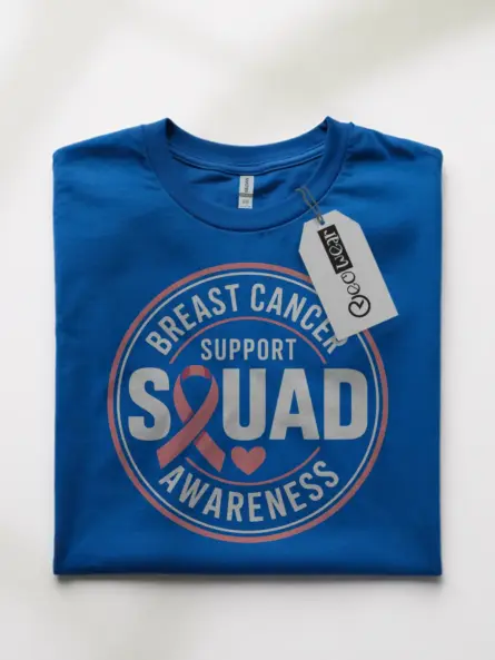 Cute Breast Cancer Halloween Shirt – Pink Ghost Support Squad Tee - Image 10