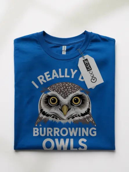 Burrowing Owl T-Shirt for Bird Lovers – I Really Dig Owls Tee - Image 10