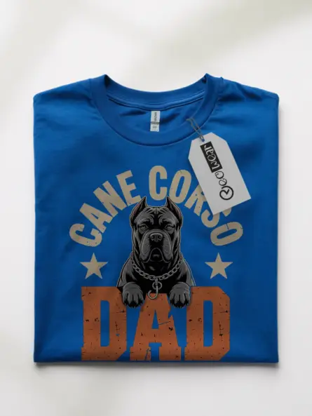 Rugged Cane Corso Dad Shirt – Bold Dog Breed Graphic Tee - Image 7