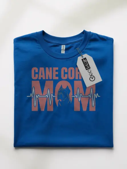 Cane Corso Mom Shirt – Bold Heartbeat Dog Breed Graphic Tee - Image 10