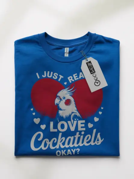 Funny Cockatiel Lover T-Shirt – Cute Bird Graphic Tee for Pet Owners - Image 10