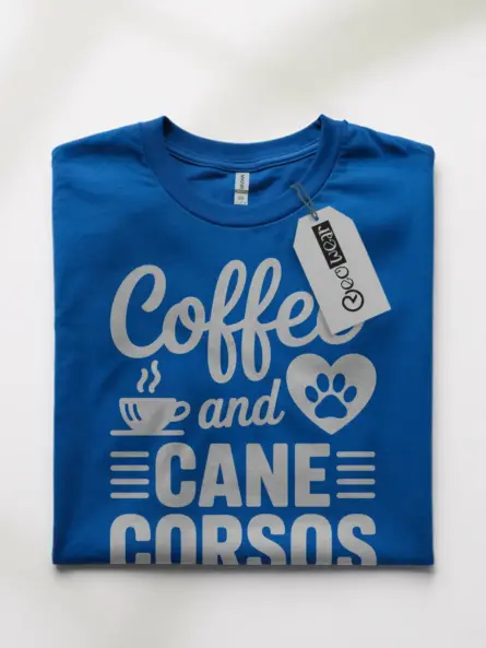 Coffee and Cane Corso T-Shirt – Bold Gift for Dog Lovers - Image 10